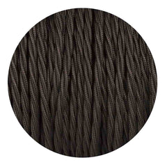 1M/5M/10M Black 2 Core Twisted Electric Fabric Cable~1769-2