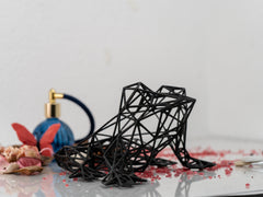 Geometrical Frog Decor Sculpture-3