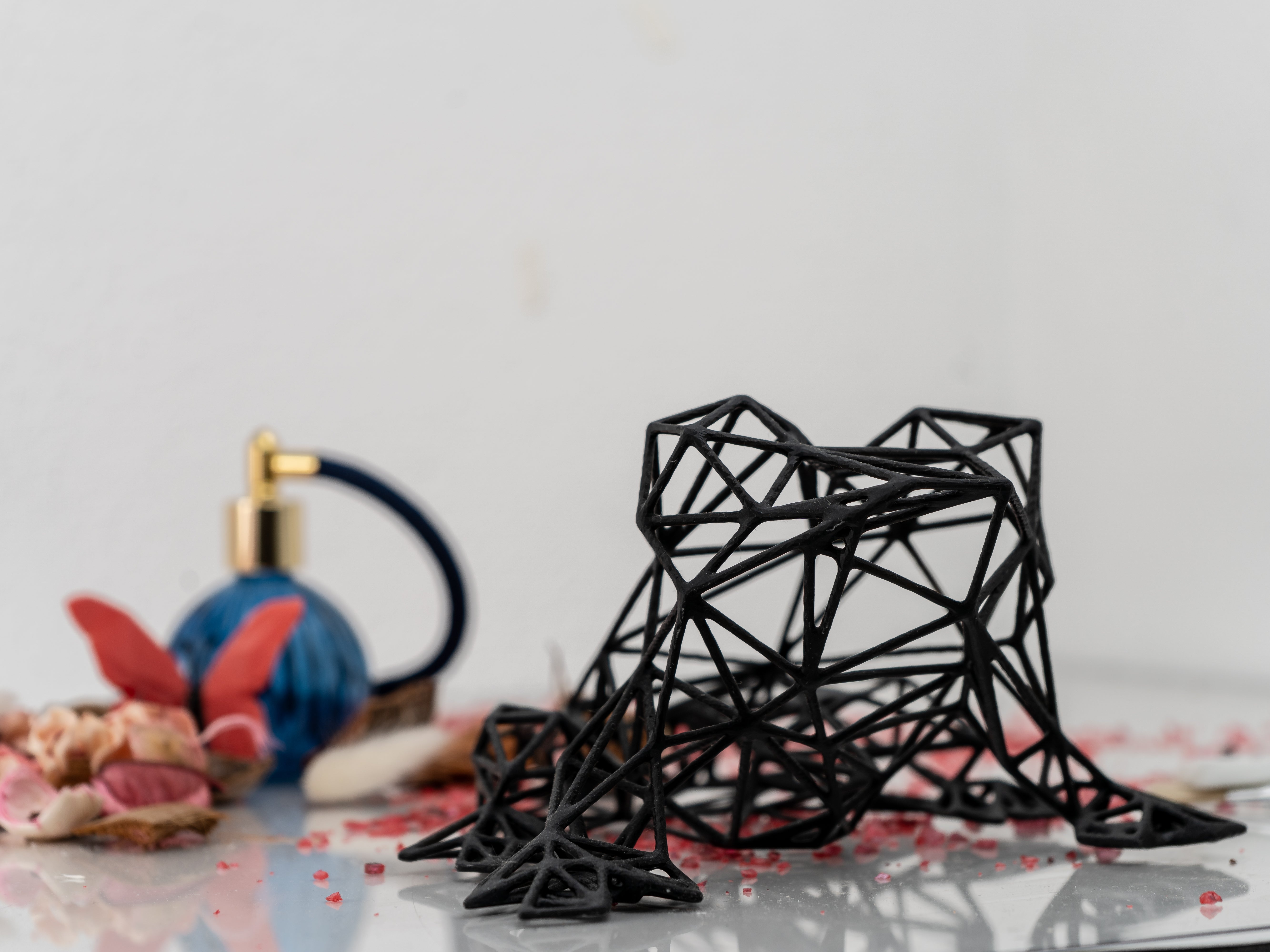 Geometrical Frog Decor Sculpture-2