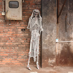 Halloween Movable Skeleton Realistic Haunted Decor-1