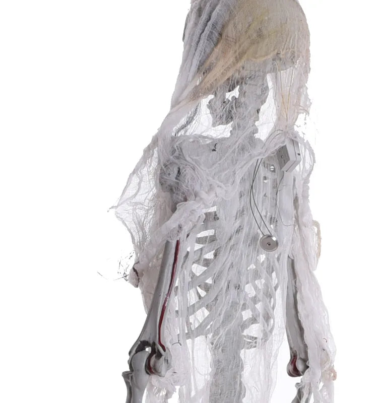 Halloween Movable Skeleton Realistic Haunted Decor-4