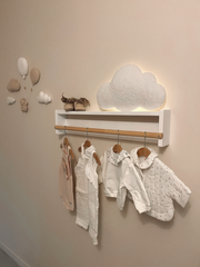 Cloud bouclé wall decor-1