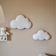 Cloud bouclé wall decor-0