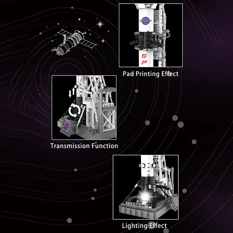 Moon Landing Program Rocket X 868pcs-2