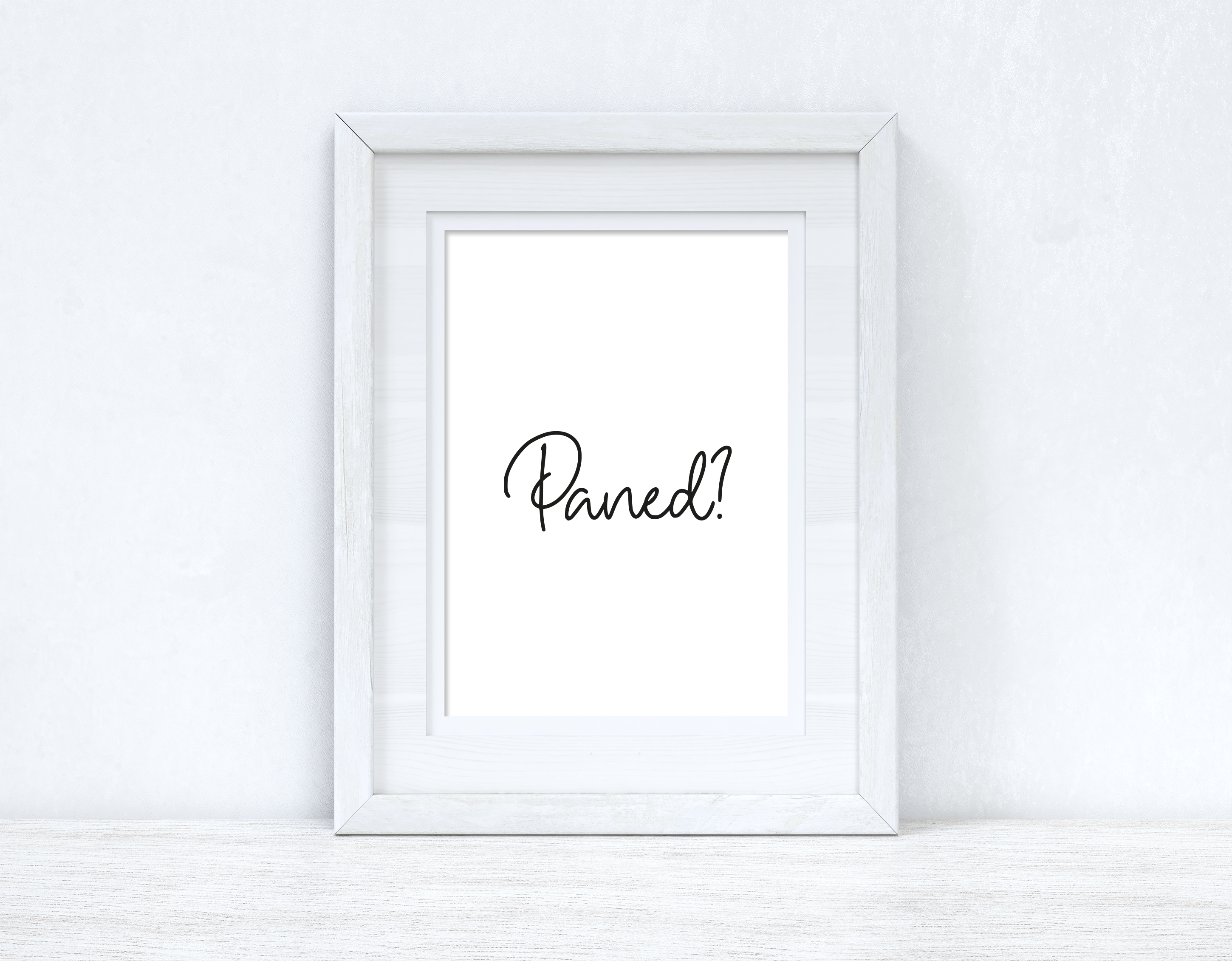 Paned? Cuppa? Home Welsh Decor Wall Decor Print-0