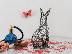Filigran Rabbit Decor Sculpture-3
