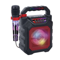 Speaker with Karaoke Microphone Reig Metal Pro-0