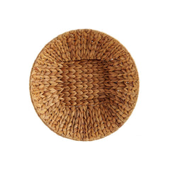 Centerpiece Gift Decor SF29097S Brown Metal Water hyacinth 34 x 9 x 34 cm (12 Units)-2