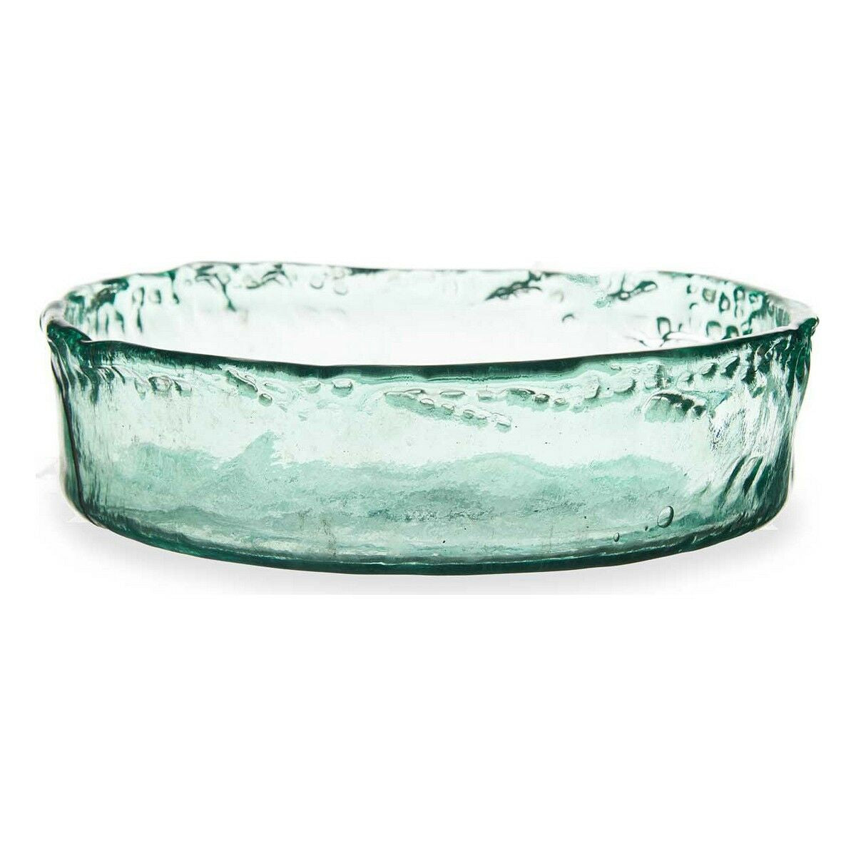 Centerpiece Gift Decor A03730 Transparent Crystal Recycled glass 30 x 8 x 30 cm (2 Units)-2