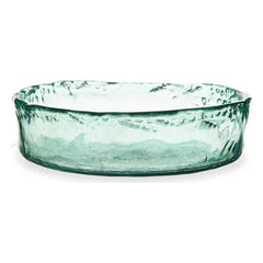 Centerpiece Gift Decor A03730 Transparent Crystal Recycled glass 30 x 8 x 30 cm (2 Units)-2