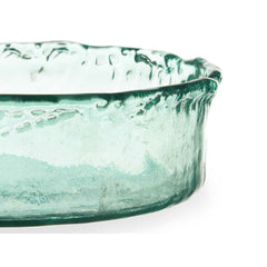 Centerpiece Gift Decor A03730 Transparent Crystal Recycled glass 30 x 8 x 30 cm (2 Units)-1