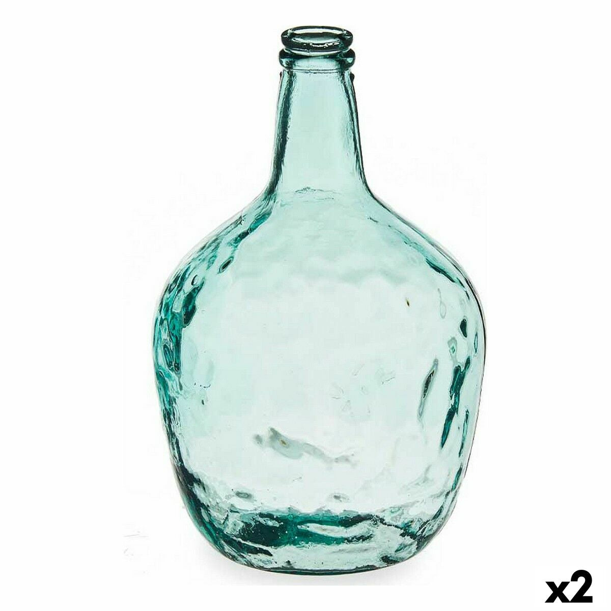 Decorative bottle Gift Decor Carafe Transparent 8 L 22 x 37,5 x 22 cm Decoration (2 Units)-0