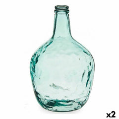 Decorative bottle Gift Decor Carafe Transparent 8 L 22 x 37,5 x 22 cm Decoration (2 Units)-0
