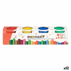 Modelling Clay Game Pincello 502 Yellow Blue Red Green (12 Units)-0