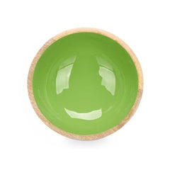 Bowl Gift Decor MALI-701 G Green 24,3 x 10,5 x 24,3 cm (6 Units)-2
