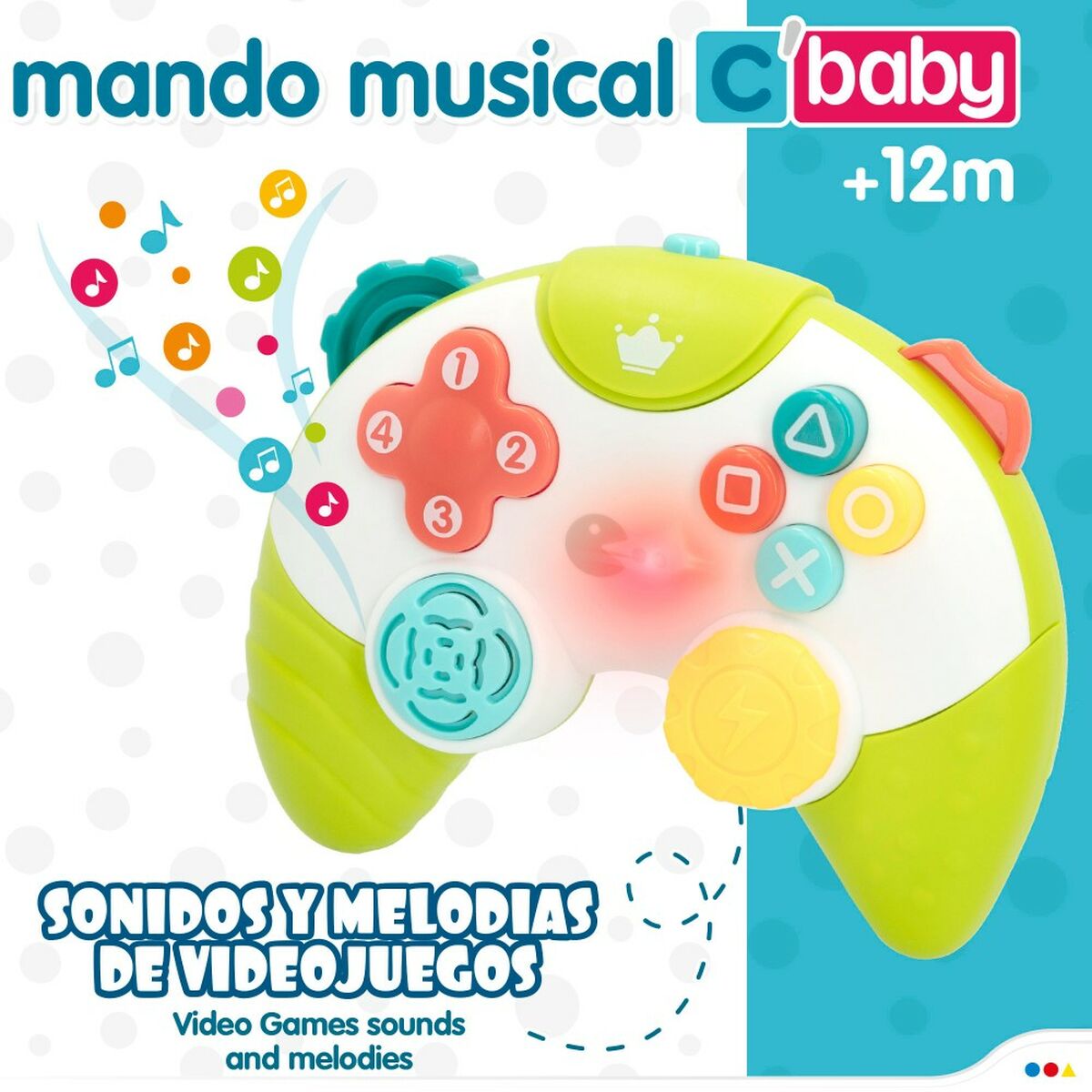 Toy controller Colorbaby Green 15 x 5,5 x 12 cm (6 Units)-5