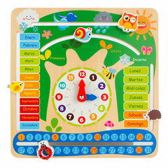Educational Game Colorbaby Calendar 30 x 30 x 3 cm (6 Units)-2