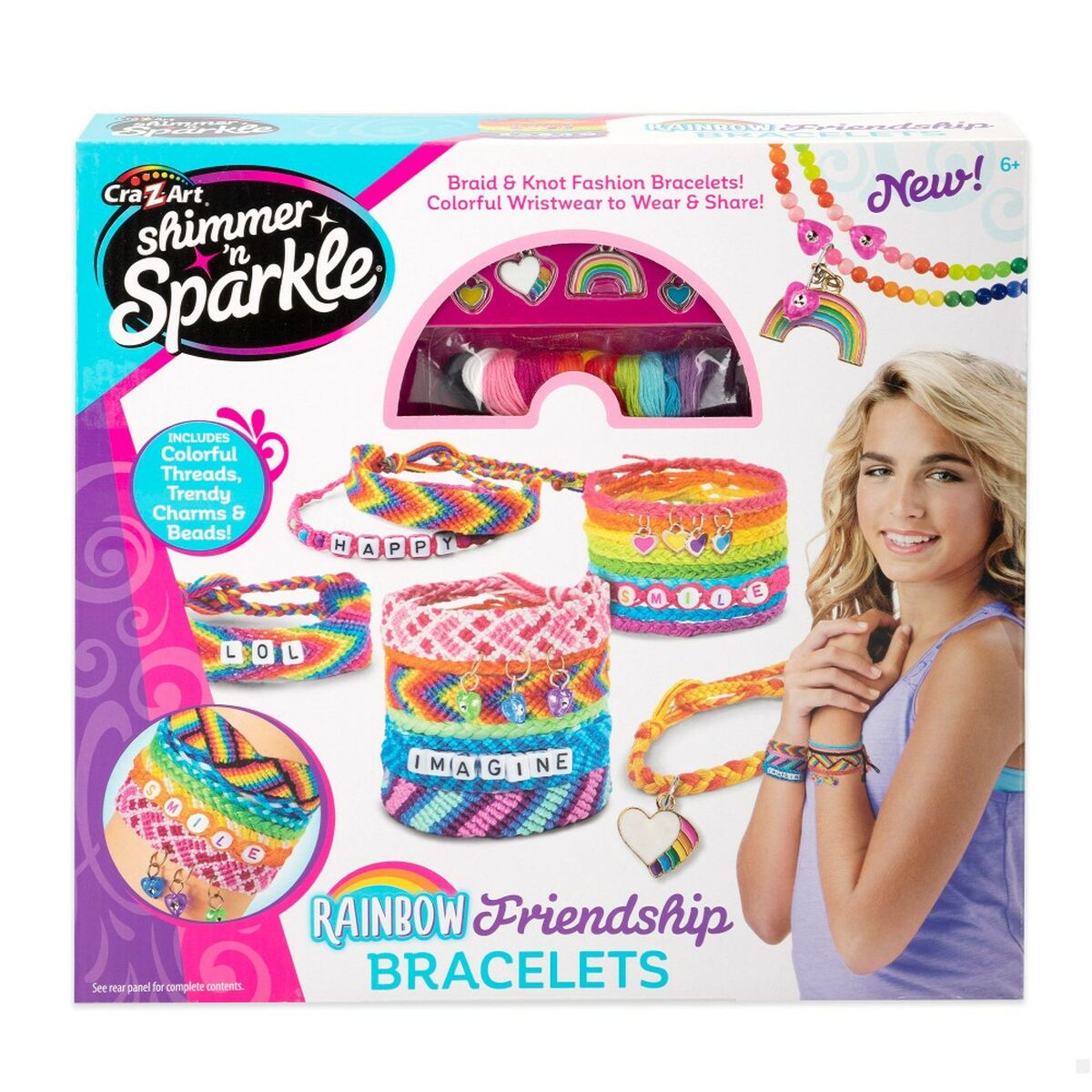 Bracelet Making Kit Cra-Z-Art Friendship Plastic 15 x 23 x 0,1 cm (4 Units)-1