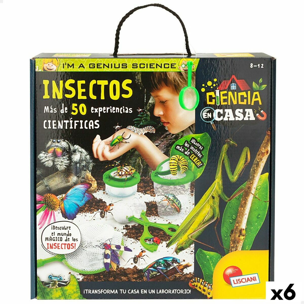 Science Game Lisciani Giochi Insectos ES (6 Units)-0