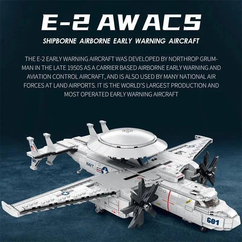 USN E-2C Hawkeye Airplane 1600 Pcs-3