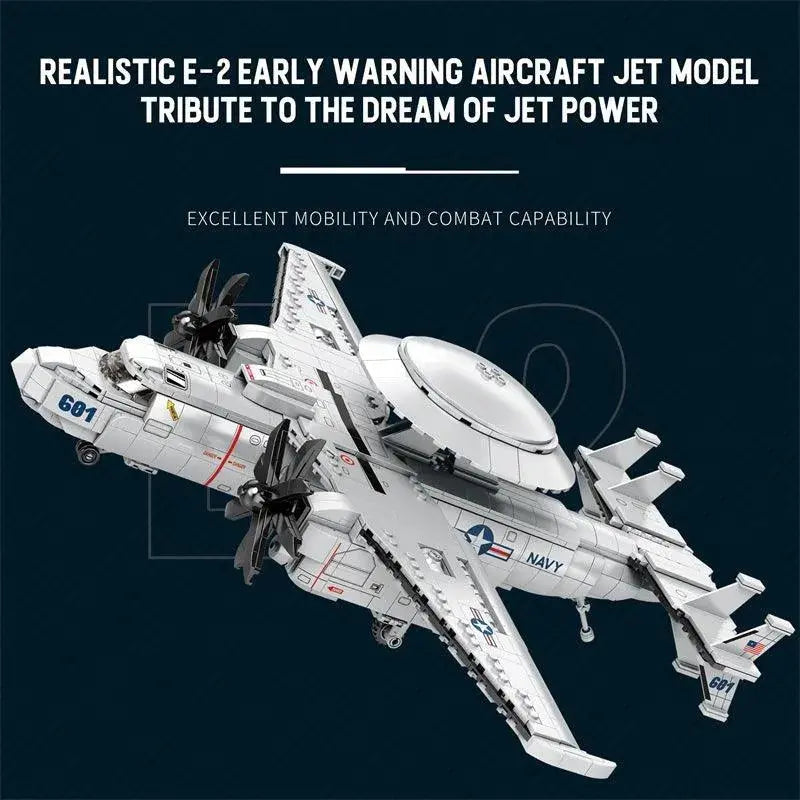 USN E-2C Hawkeye Airplane 1600 Pcs-4