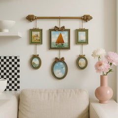 Elegant Multi-Frame Hanging Decor-3