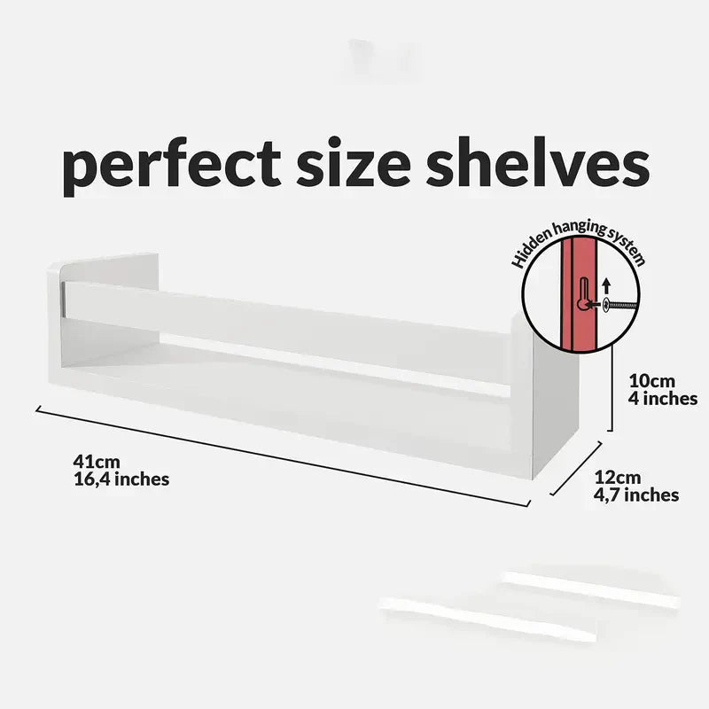 Chic Hanging Book Shelf: Elevate Your Book Display-5