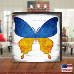 Ukraine Butterfly Wooden Decor - International Decor - 8187128B-0