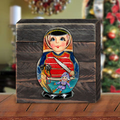 Nutcracker Soldier Wooden Decor by G. DeBrekht - Christmas Decor - 8115151B-0