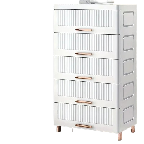 Effortlessly decluttering with the Plastic Drawer Storage Cabinet Organizer-0