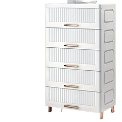 Effortlessly decluttering with the Plastic Drawer Storage Cabinet Organizer-0