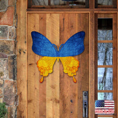 Ukraine Butterfly Holiday Door Decor - International Decor - 8187128H-3
