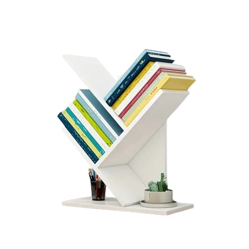 A minimalists dream: a beautifully crafted wooden bookshelf for your desk-0