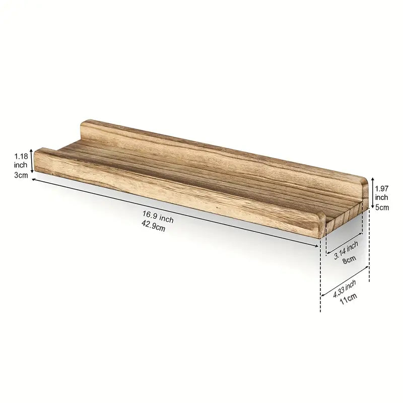 Tri-Level Wall Shelving Ensemble-1