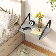 Rustic Wooden Wall Mounted Floating Shelf Set (2pcs)-1