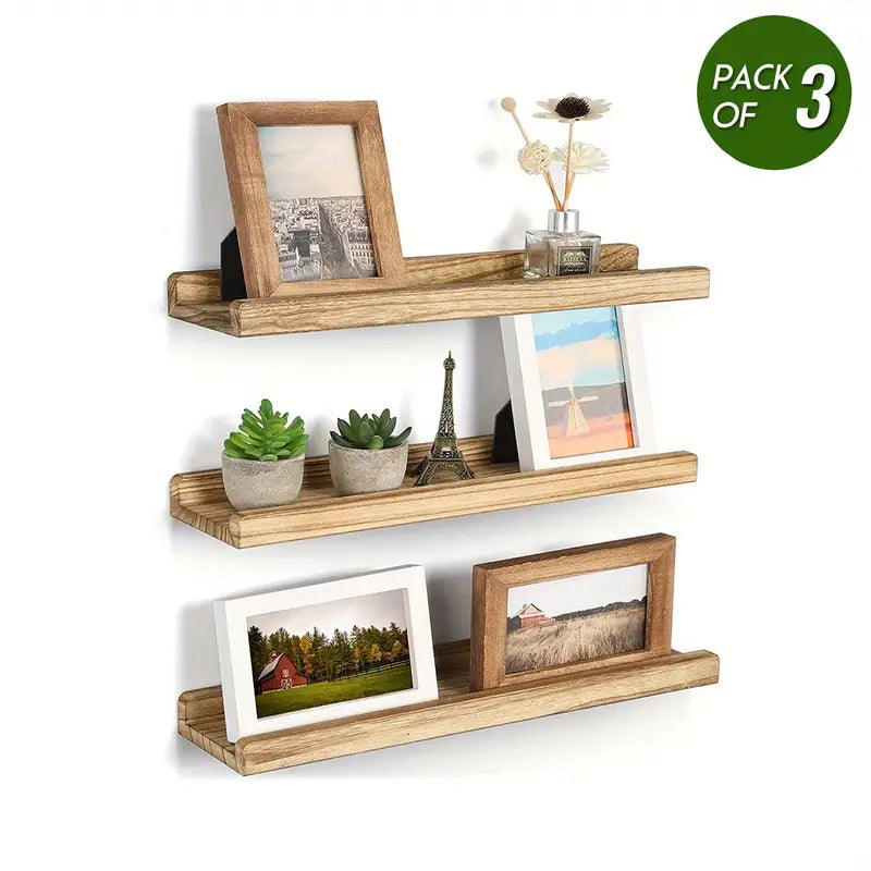 Tri-Level Wall Shelving Ensemble-3