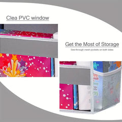 5-Shelf Over-the-Door Organizer with 10 Large Pockets - Light Gray-3