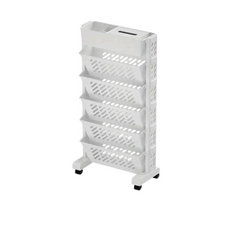 Movable Desk Side Bookshelf-0