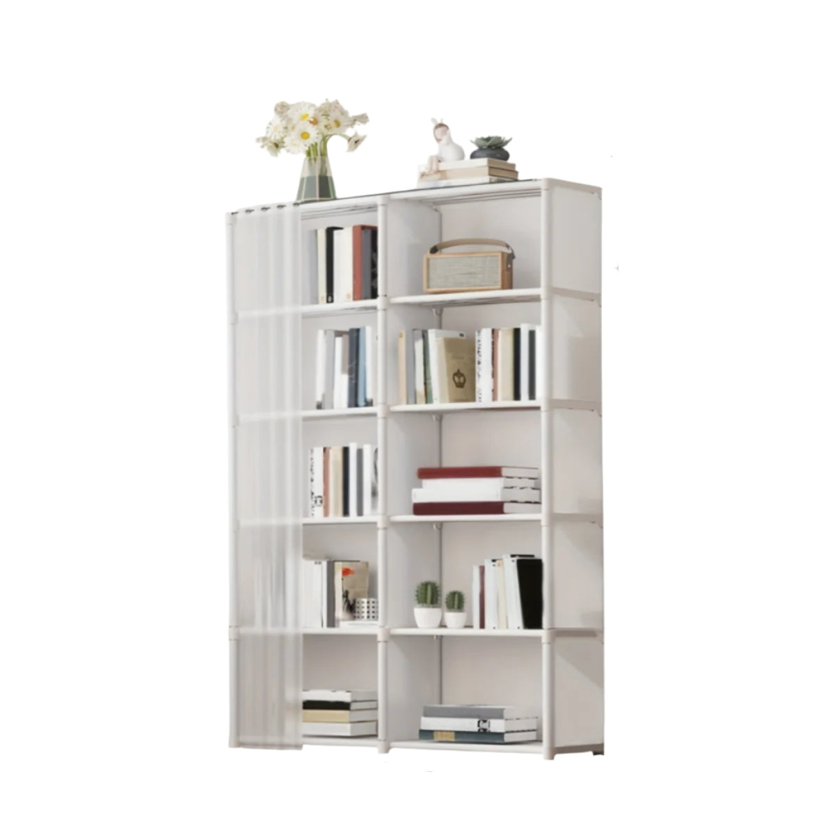 6-Tier Metal Storage Organizer for Office & Home-0