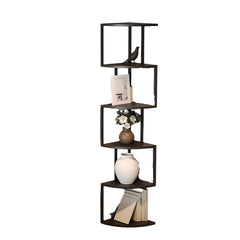 Corner Floor Bookshelf Display Rack-0