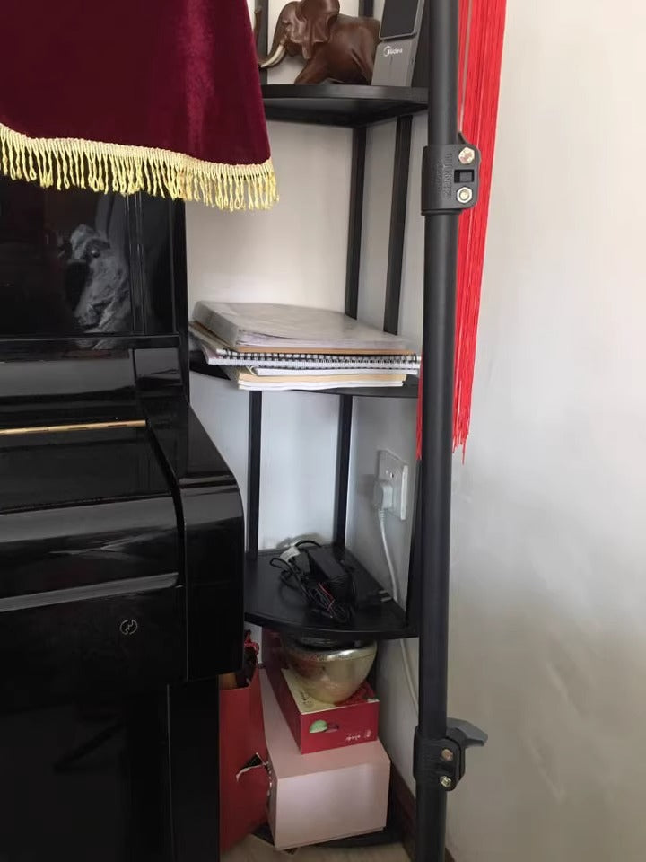 Corner Floor Bookshelf Display Rack-4