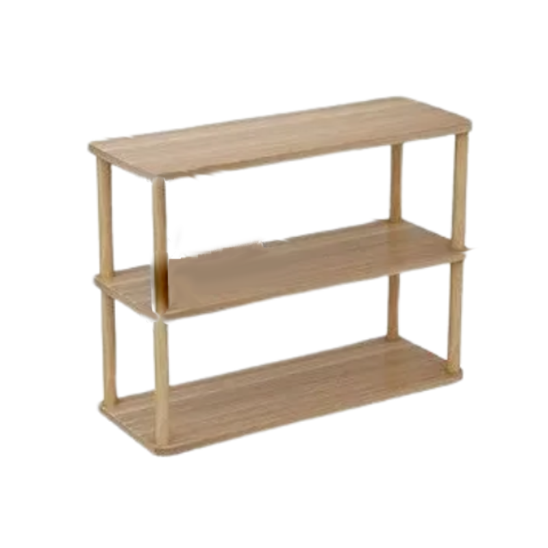 Walnut Multi-Layer Desktop Bookshelf-0