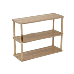 Walnut Multi-Layer Desktop Bookshelf-0